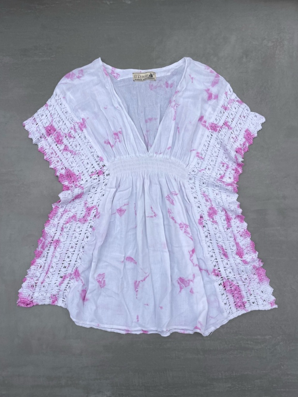 100% Peruvian Cotton Beach Cover Mini Dress